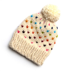 Hearts Around Toque - Rain Flecks