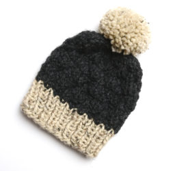 Swirl Twist Toque - Granite + Sand